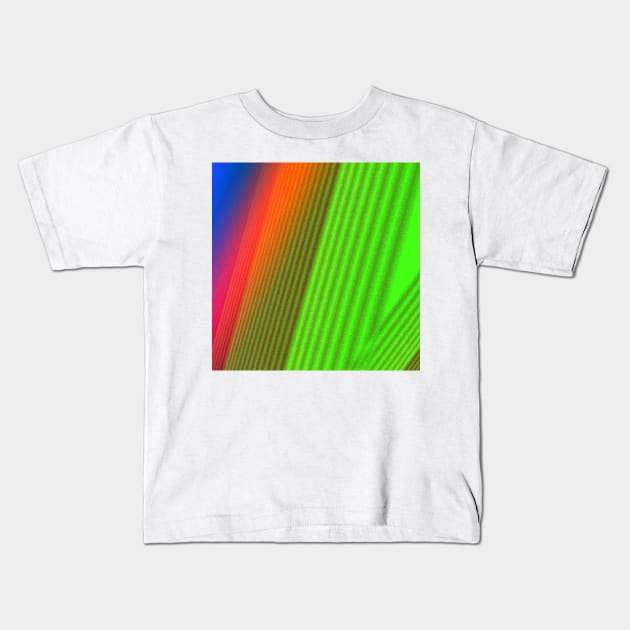 colorful abstract texture background pattern Kids T-Shirt by Artistic_st